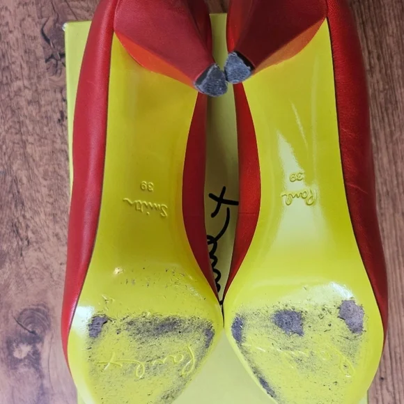 Paul Smith Vibrant Red Heels - Picture 7 of 8